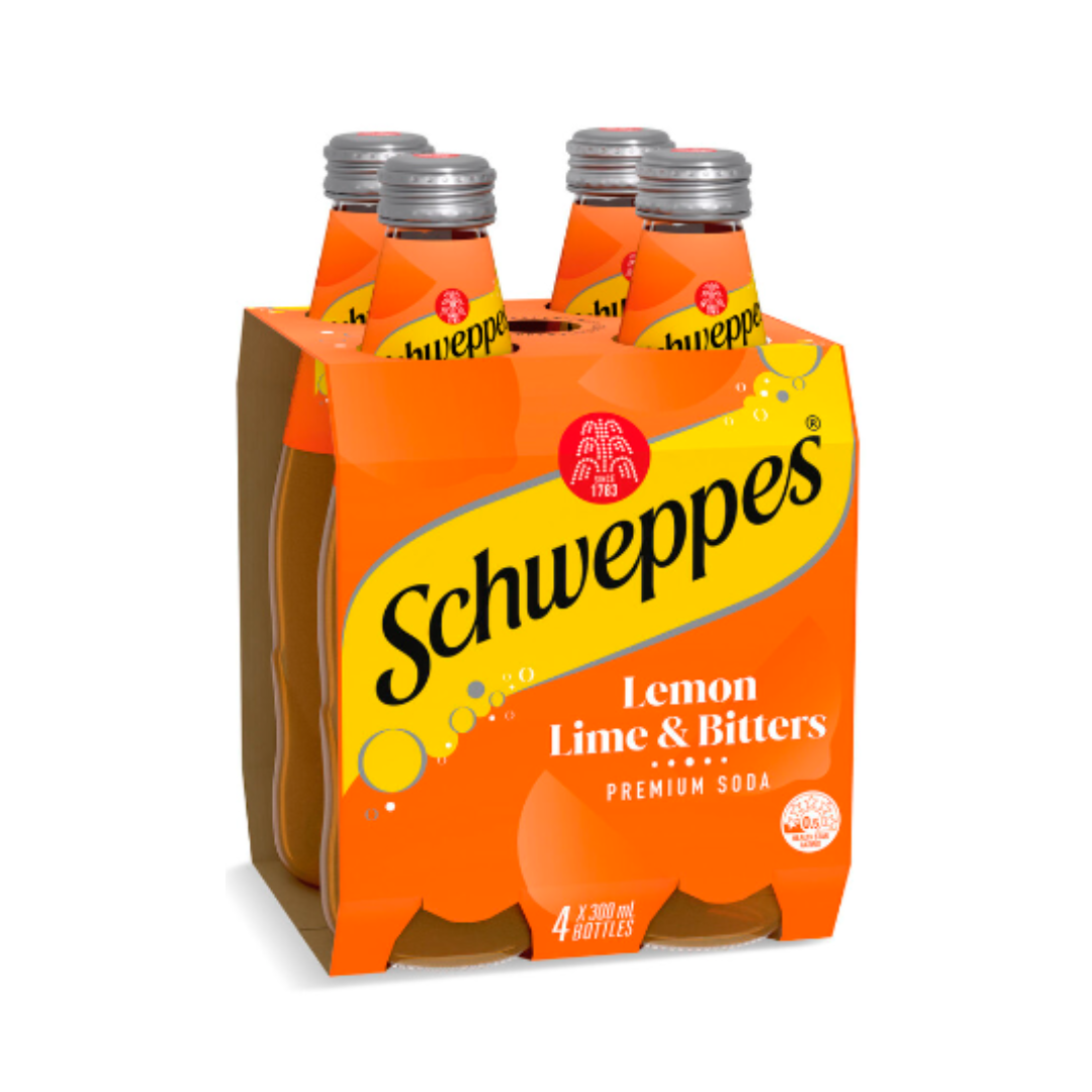 Schweppes Mixers Lemon Lime Bitters 4 x 300ml