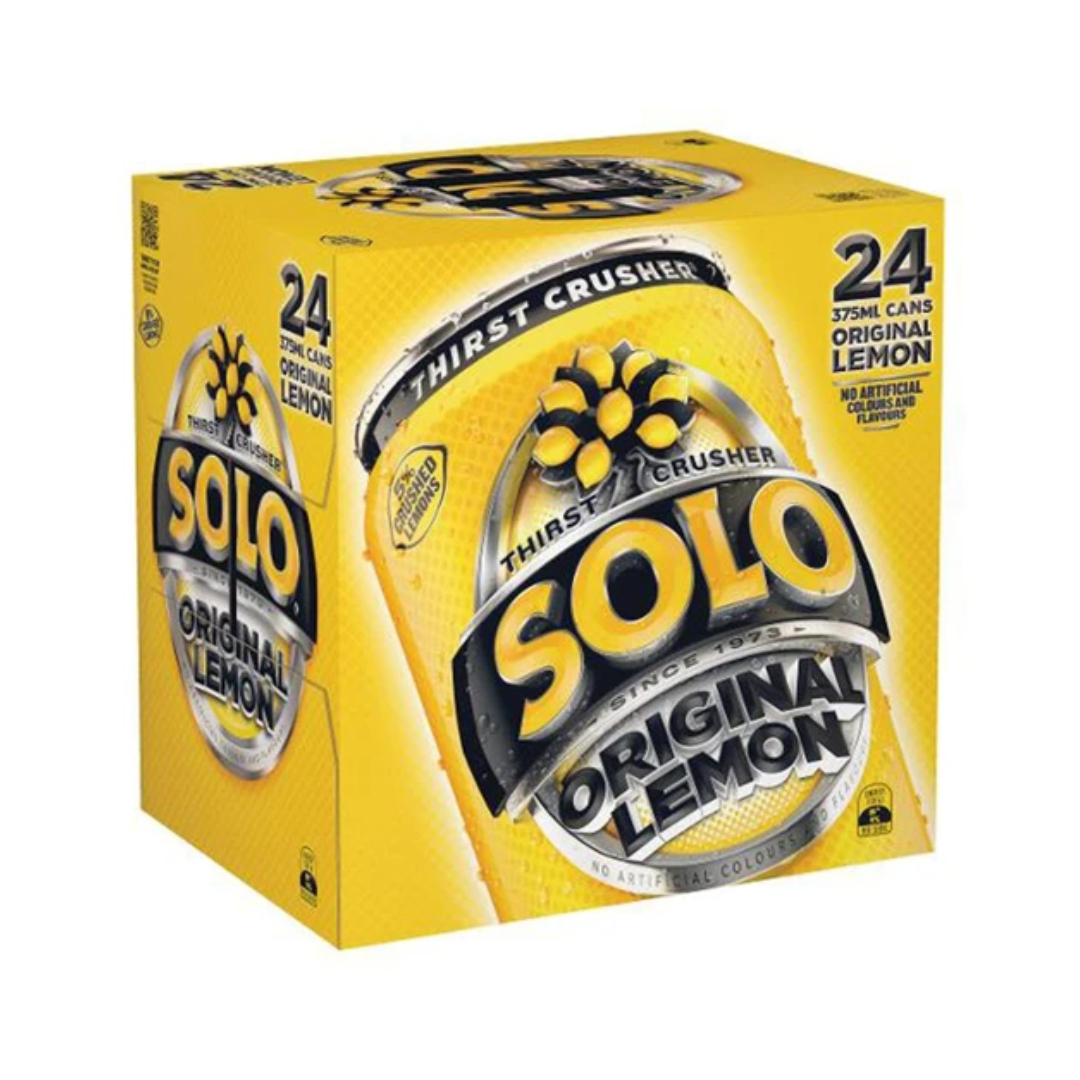 Schweppes Solo Cans 24 x 375ml