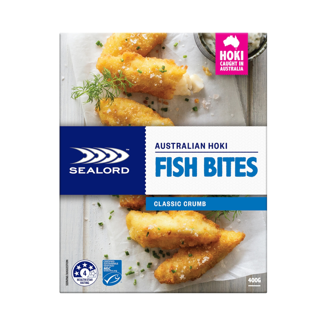 Sealord Hoki Fish Bites Classic Crumb 400g
