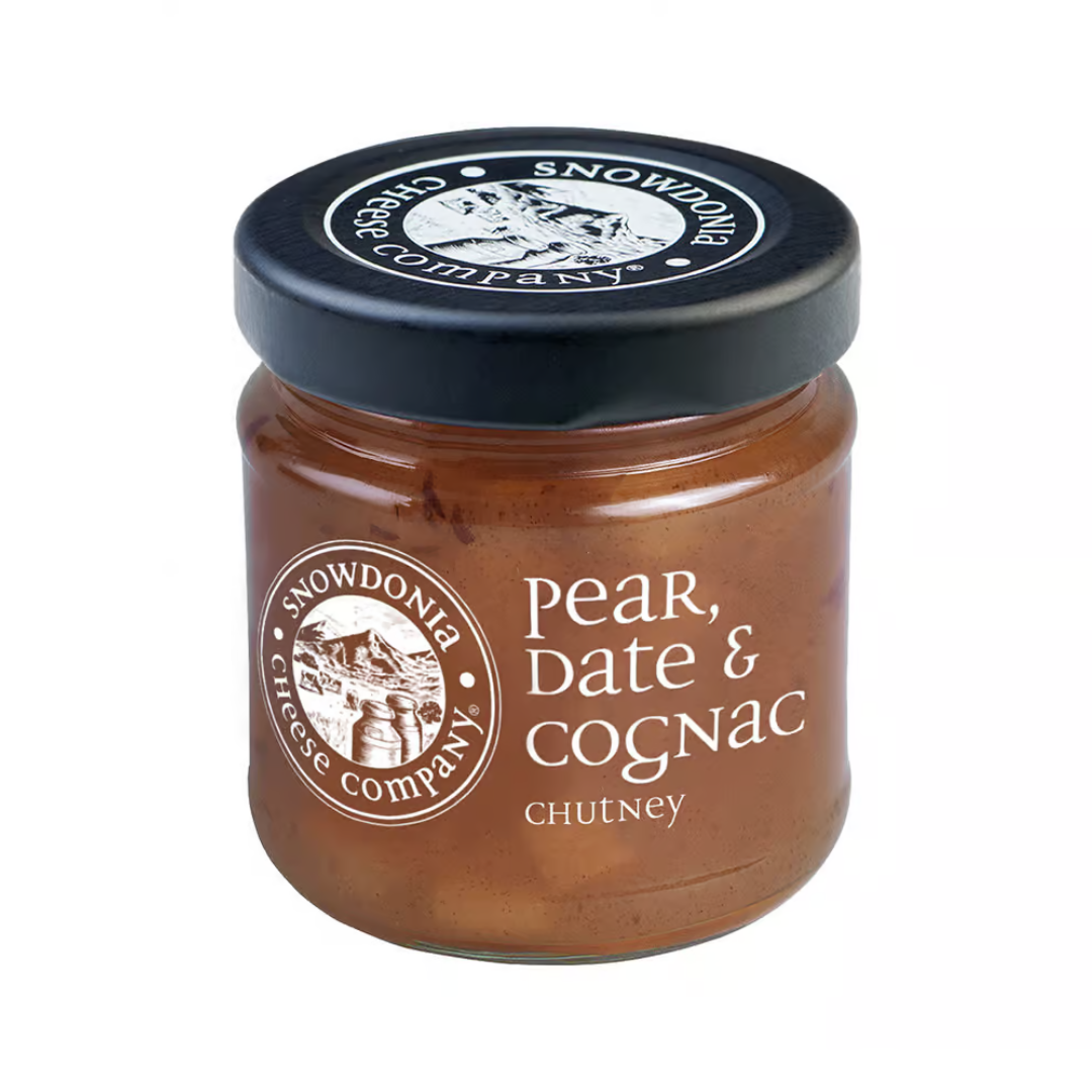 Snowdonia Pear, Date & Cognac Chutney 114g