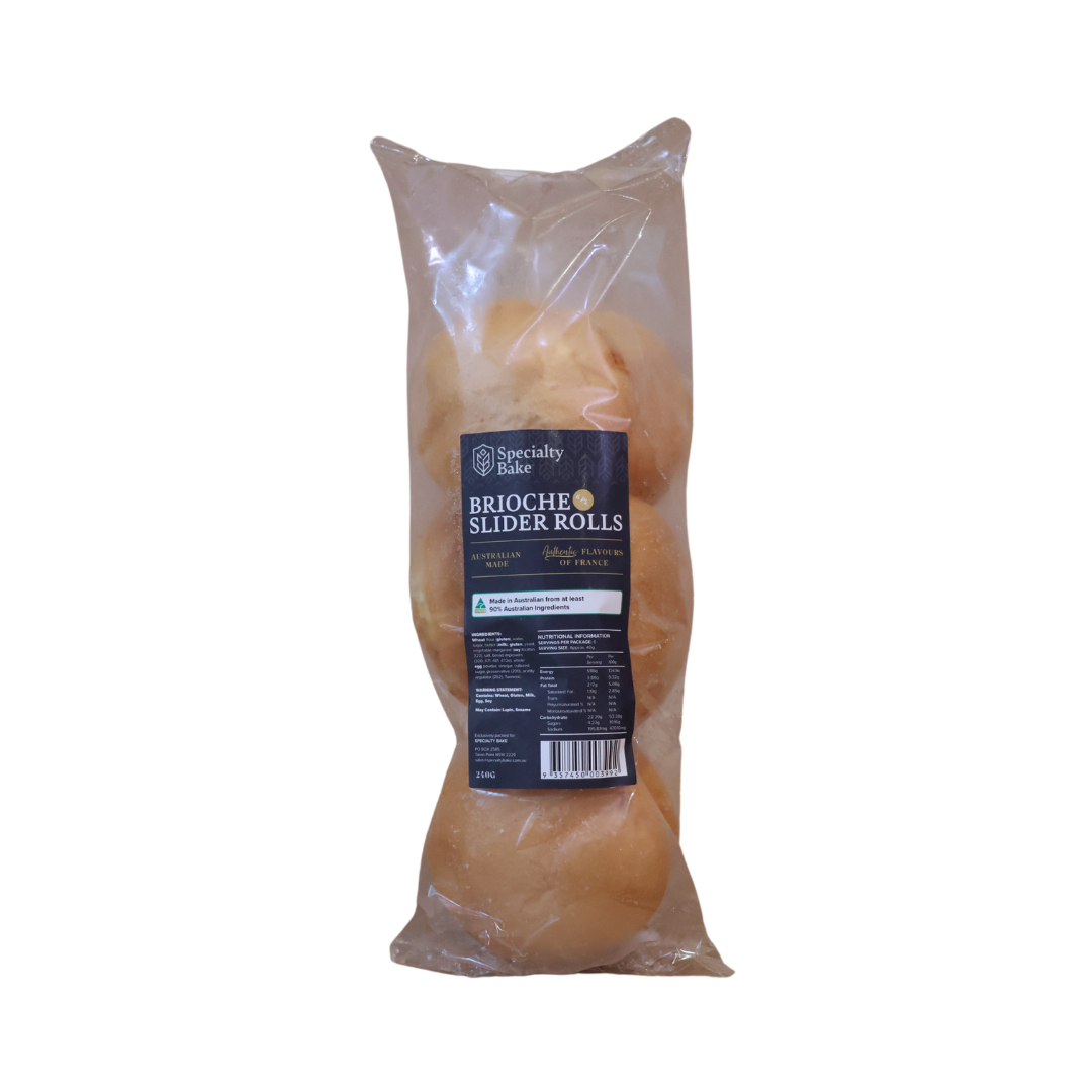 Specialty Bake Brioche Slider Rolls 6 Pack