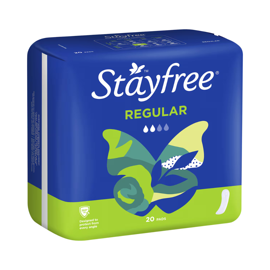 Stayfree Regular Pads No Wings 20 Pack