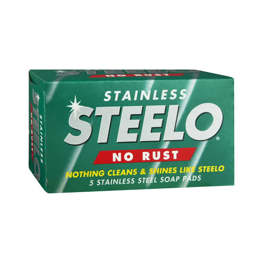 Steelo Stainless Steel Soap Pads 5 Pack