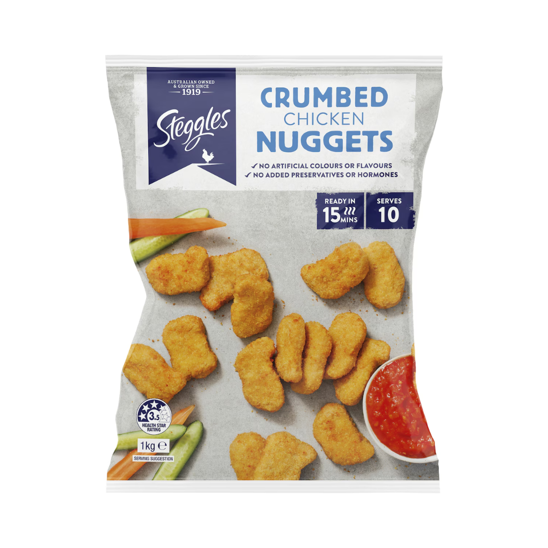 Steggles Chicken Nuggets 1kg