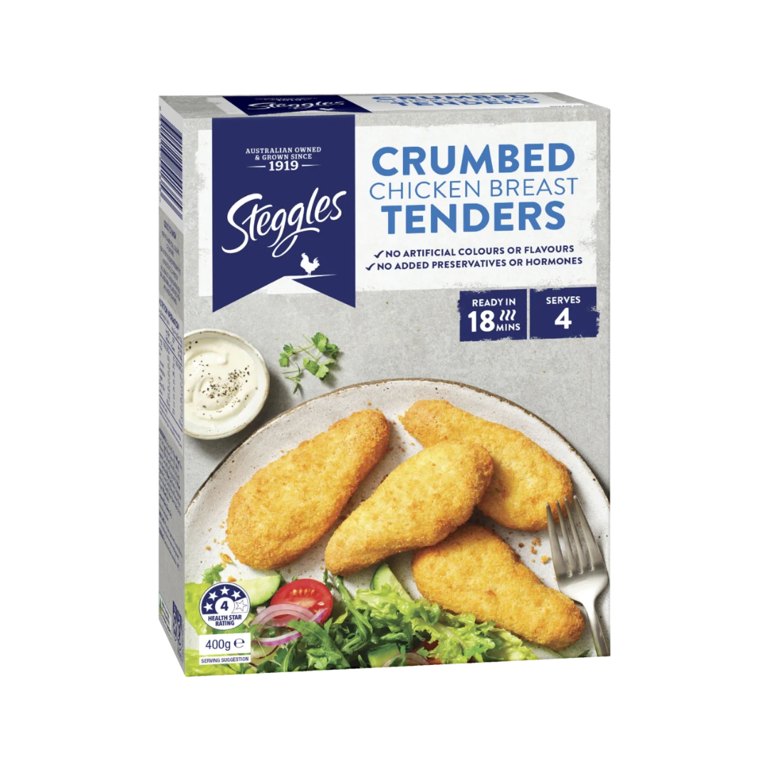 Steggles Crumbed Chicken Tenders 400g
