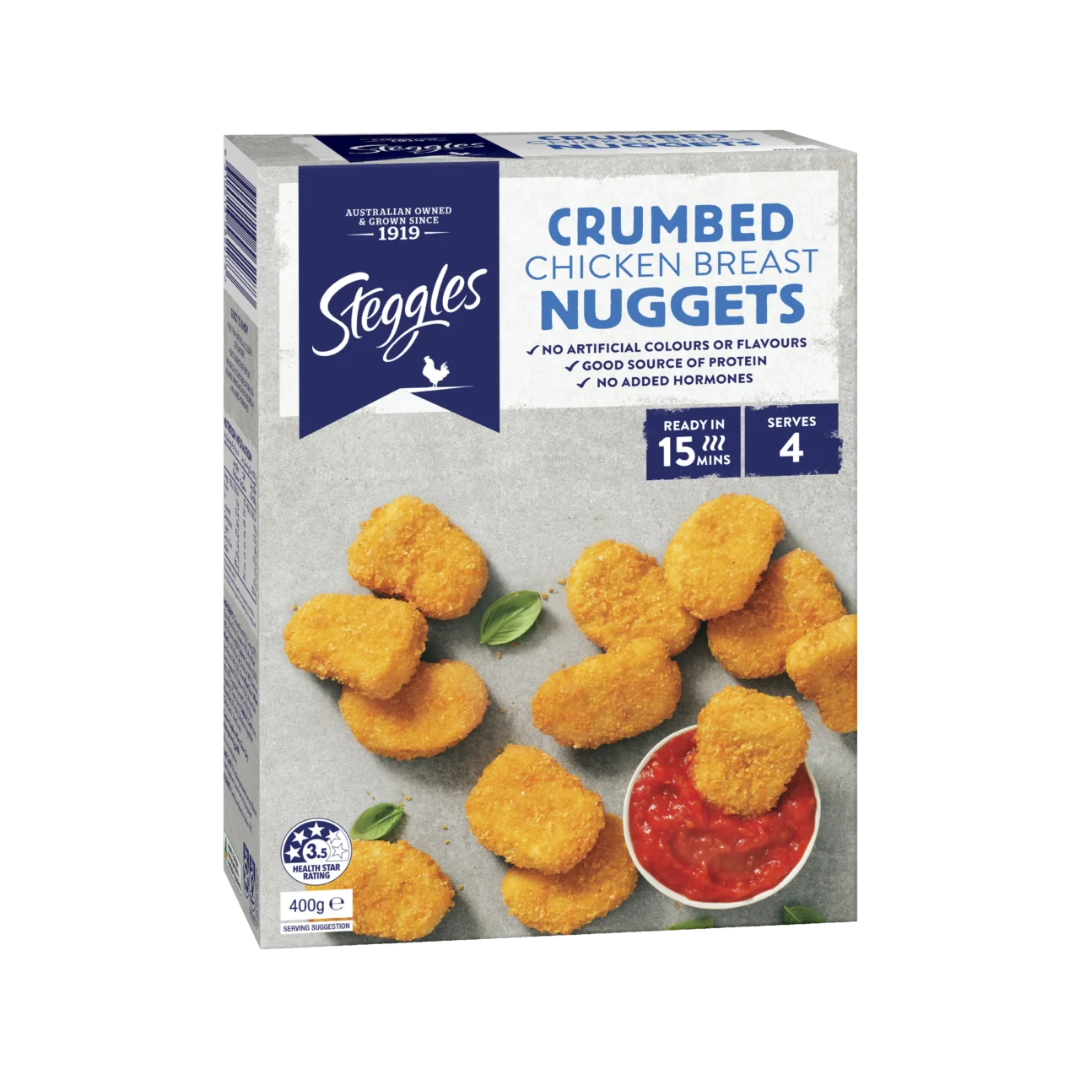 Steggles Premium Chicken Nuggets 400g