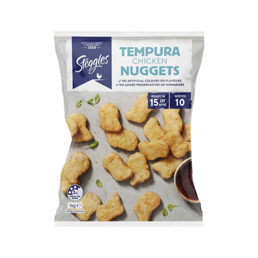 Steggles Tempura Chicken Nuggets 1kg