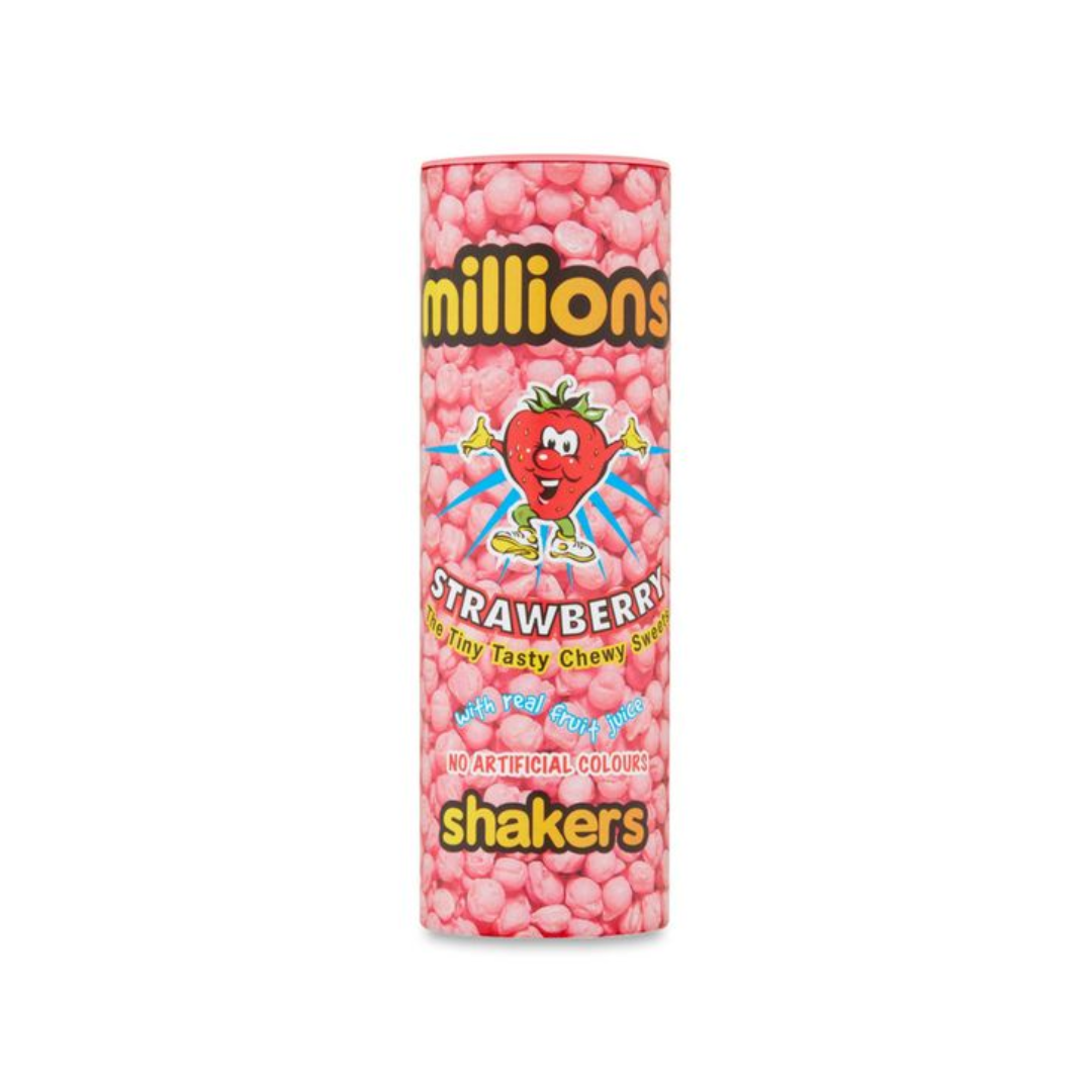 Millions Shakers Strawberry Chewy Sweets 82g
