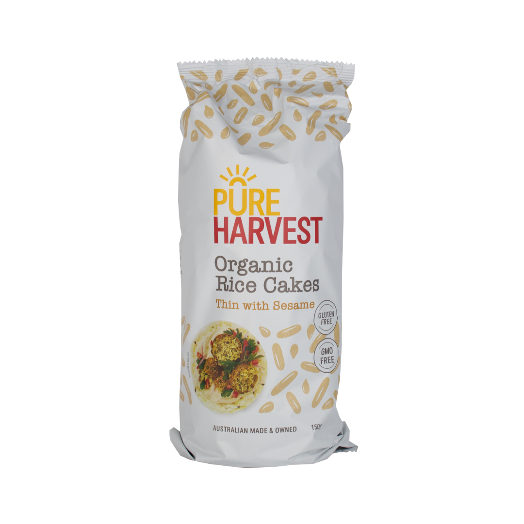 Sun Harvest Organic Rice Cake With Sesame 150g