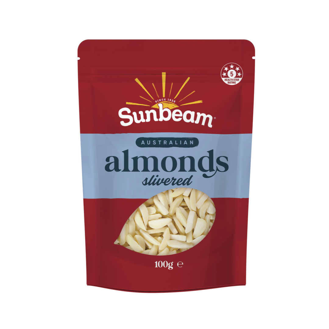 Sunbeam Almonds Slivered 100g