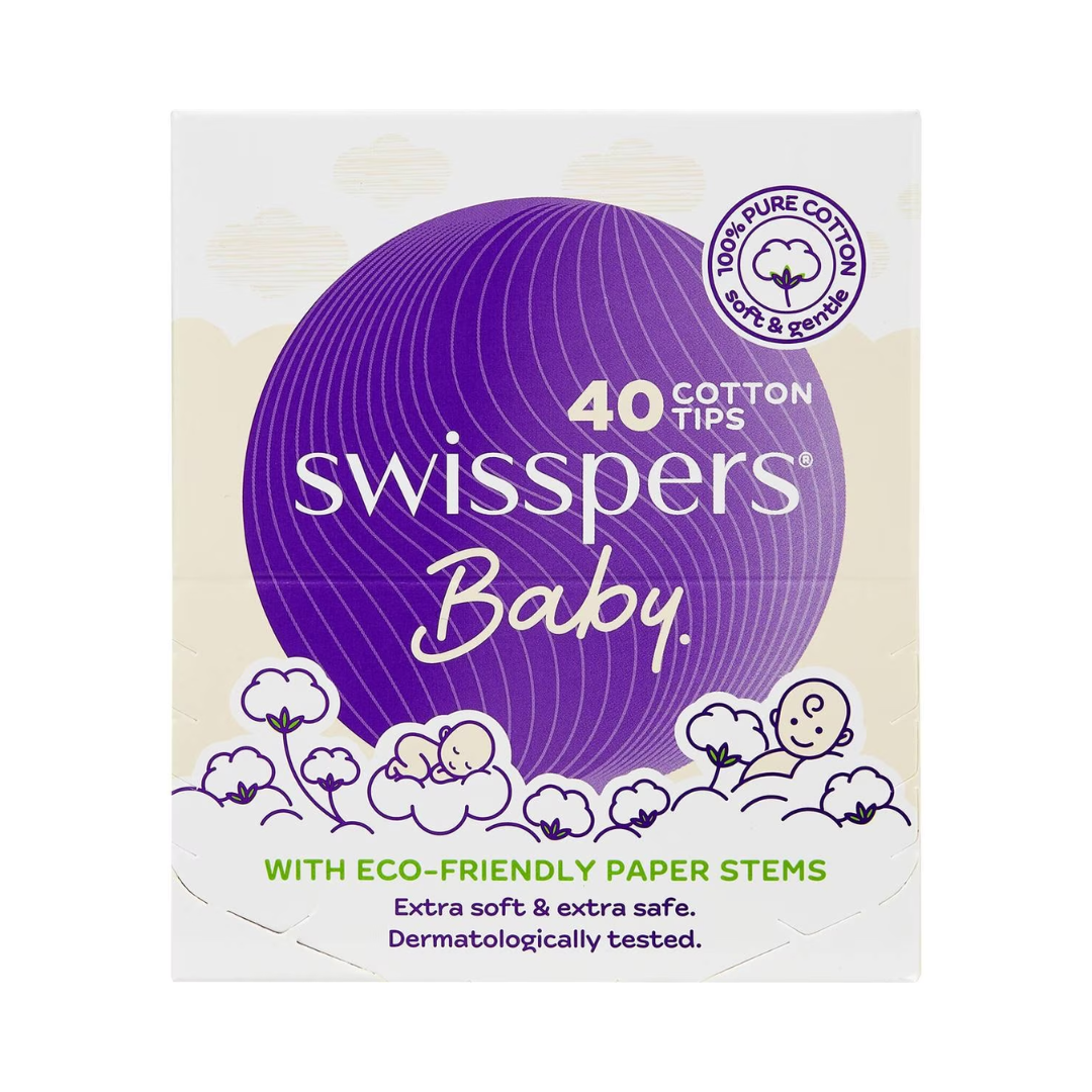 Swisspers Baby Cotton Tips 40 Pack
