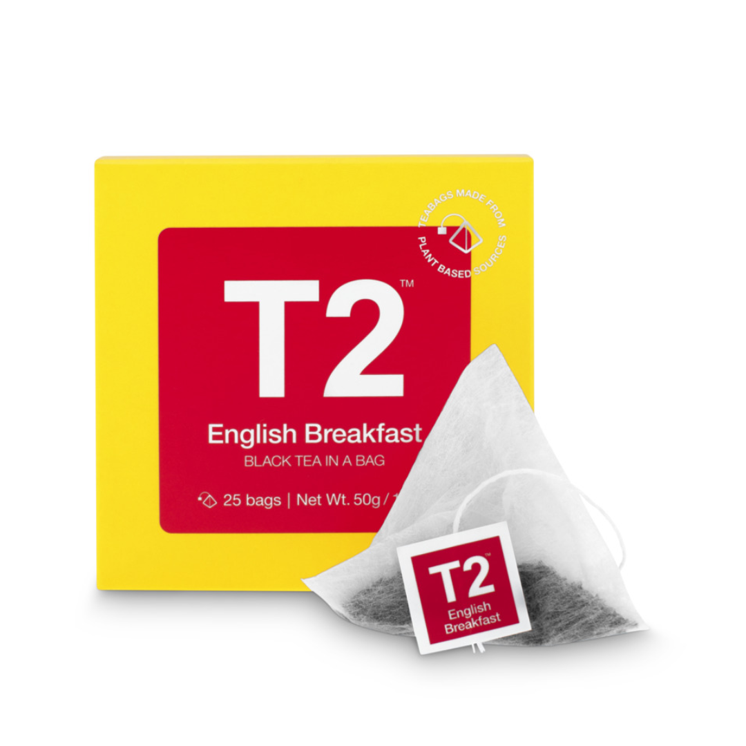 T2 English Breakfast Teabags 25 Pack