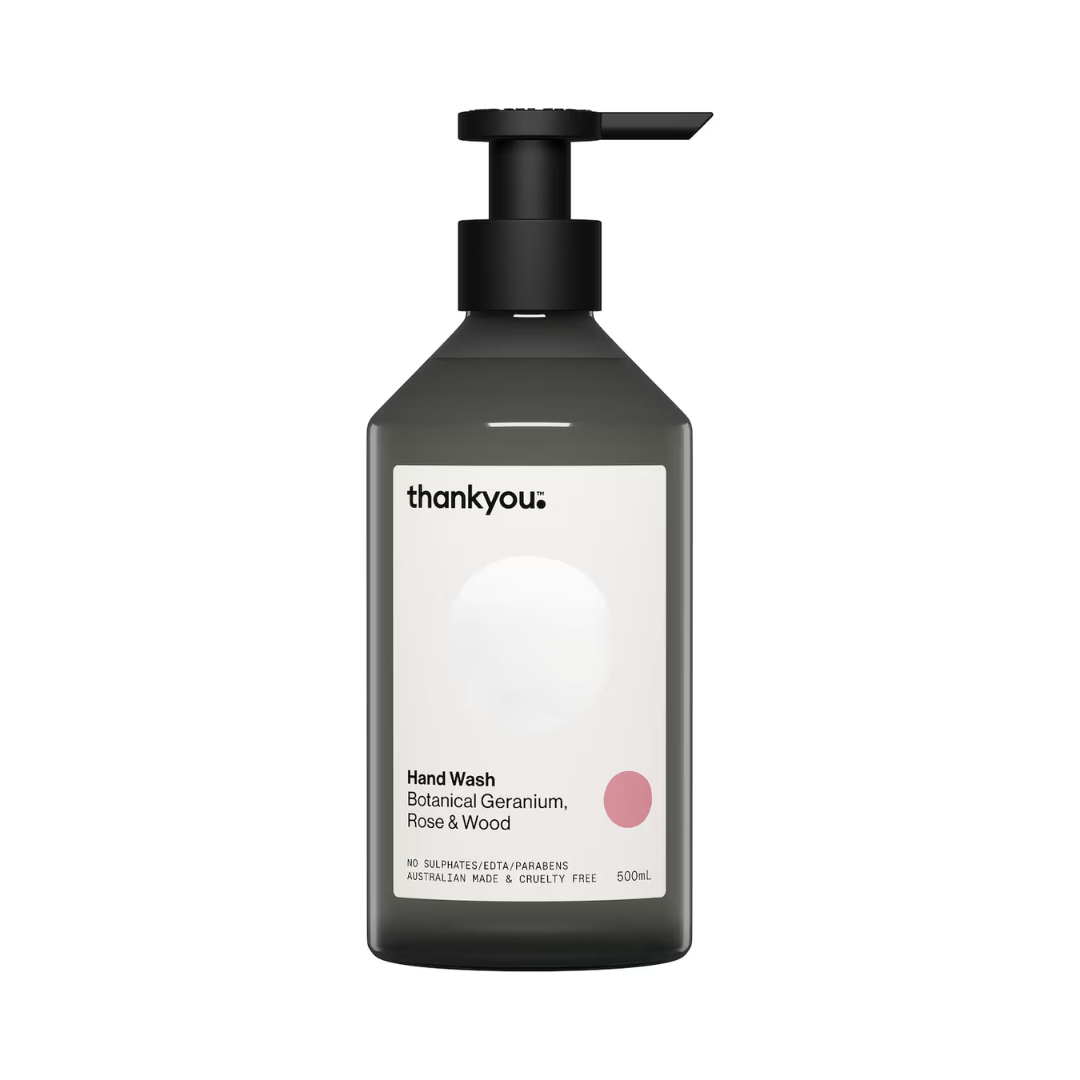 Thankyou Hand Wash Botanical Geranium Rose & Wood 500ml