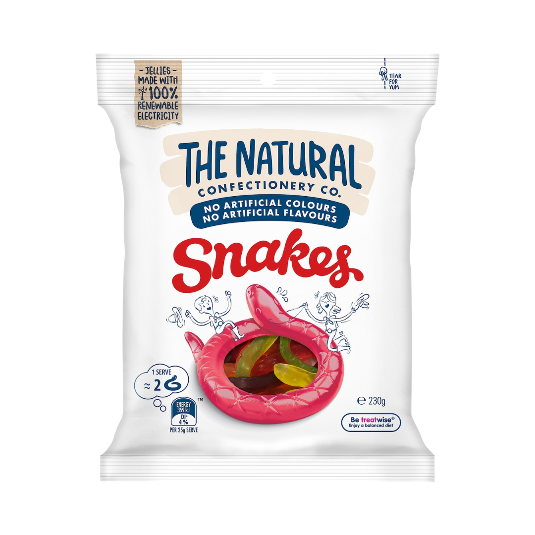 The Natural Confectionery Co. Snakes 230g