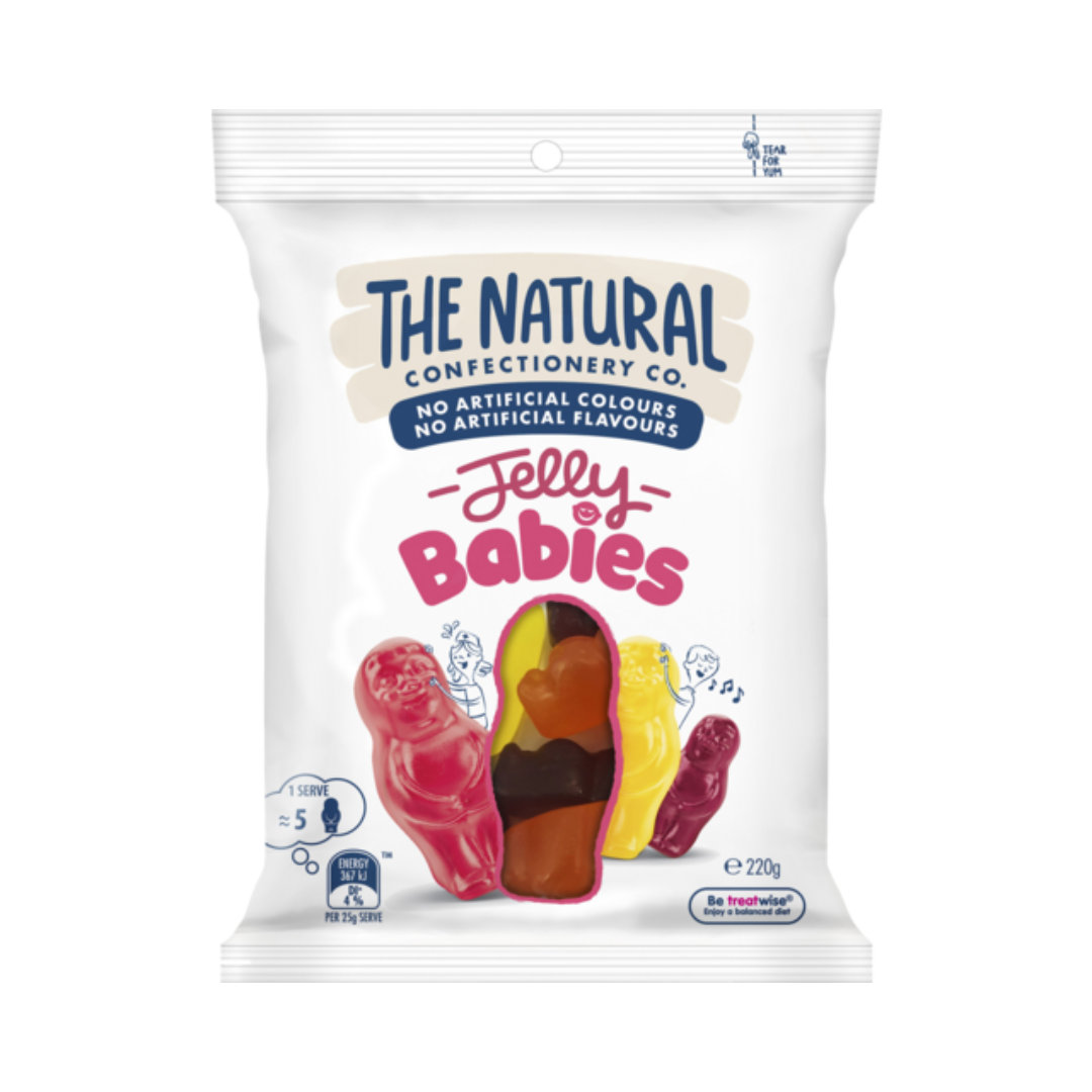 The Natural Confectionery Co Jelly Babies 220g
