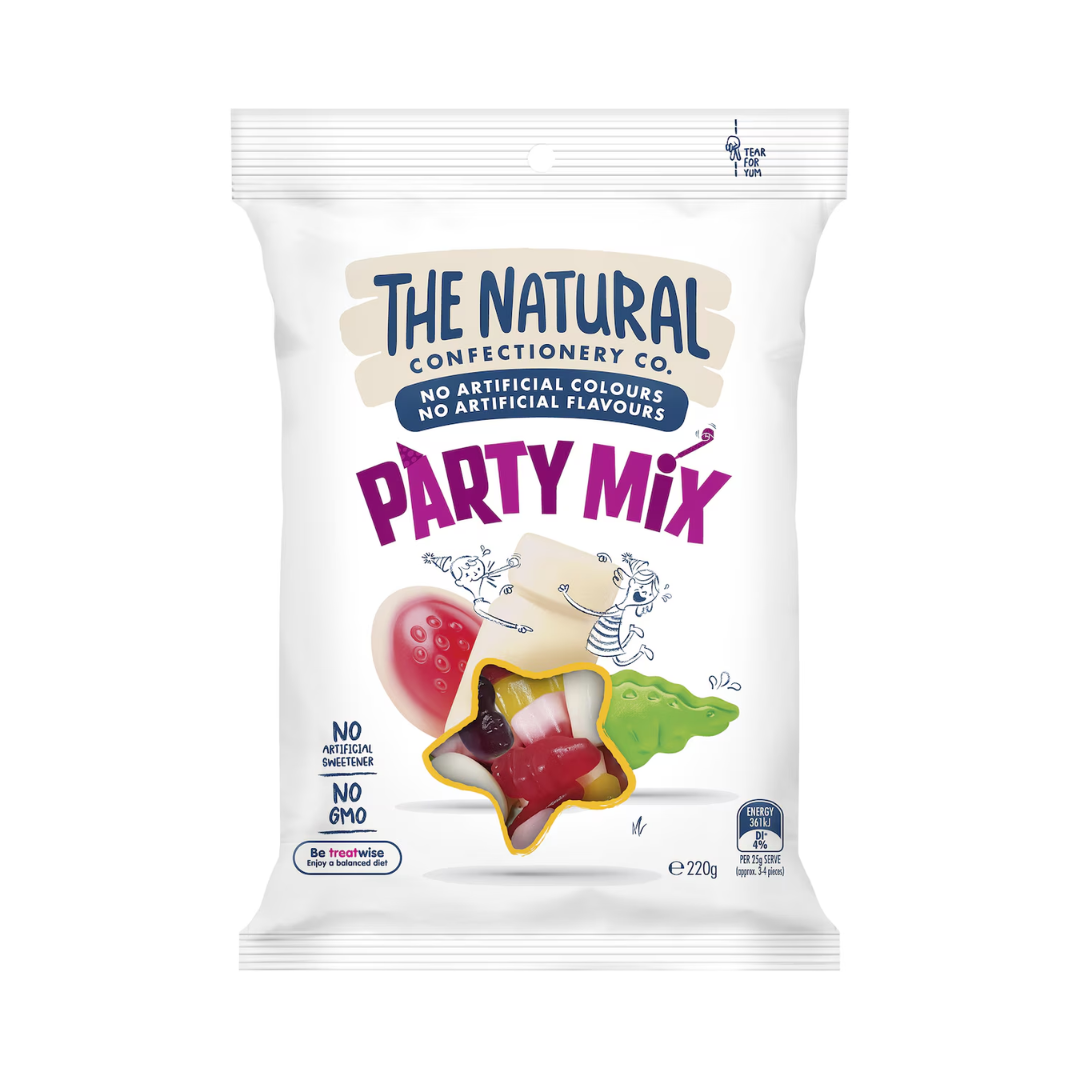 The Natural Confectionery Co Party Mix 220g