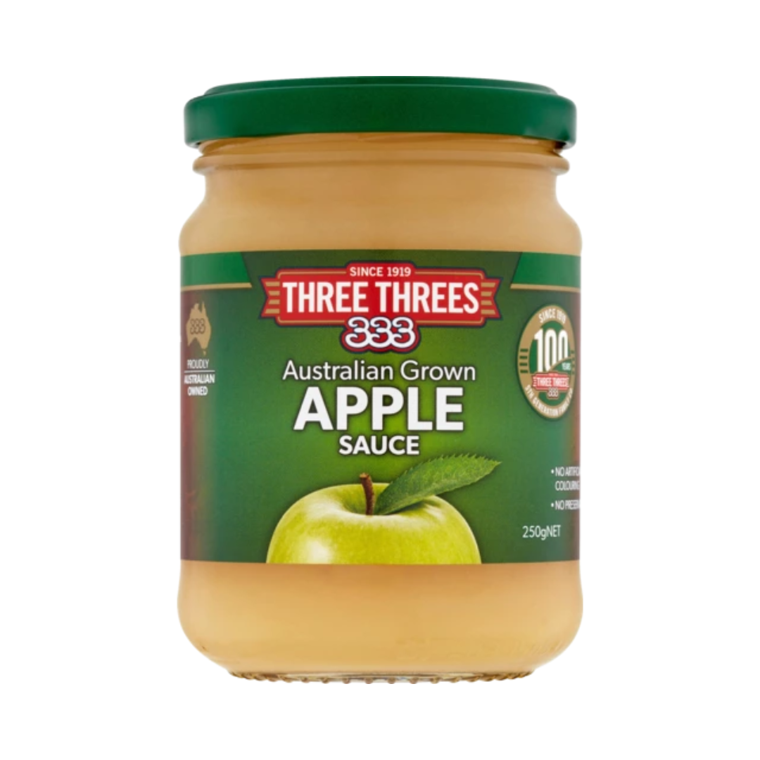 Three Threes Apple Sauce 250g