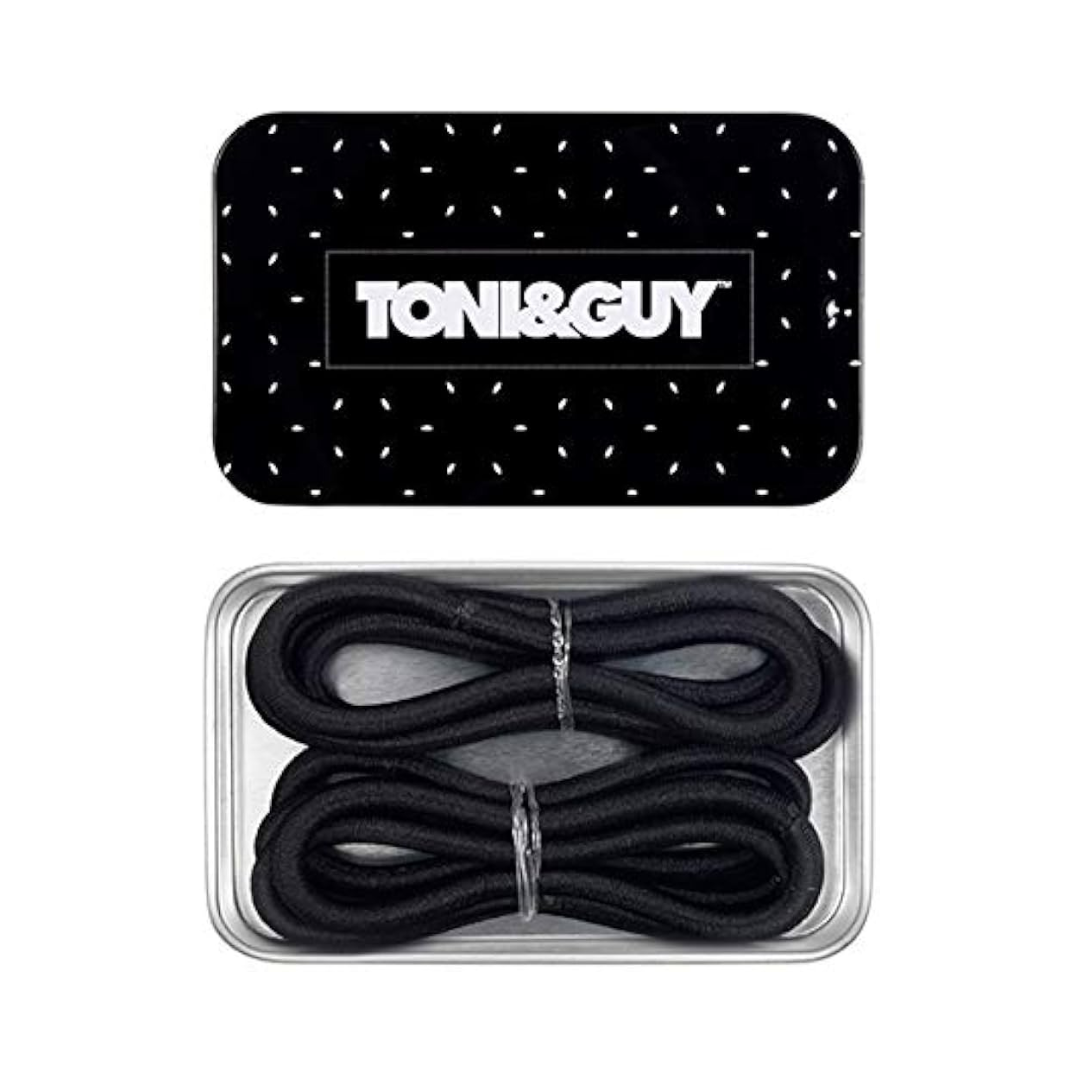 Toni & Guy Thick Elastics Black 10 Pack