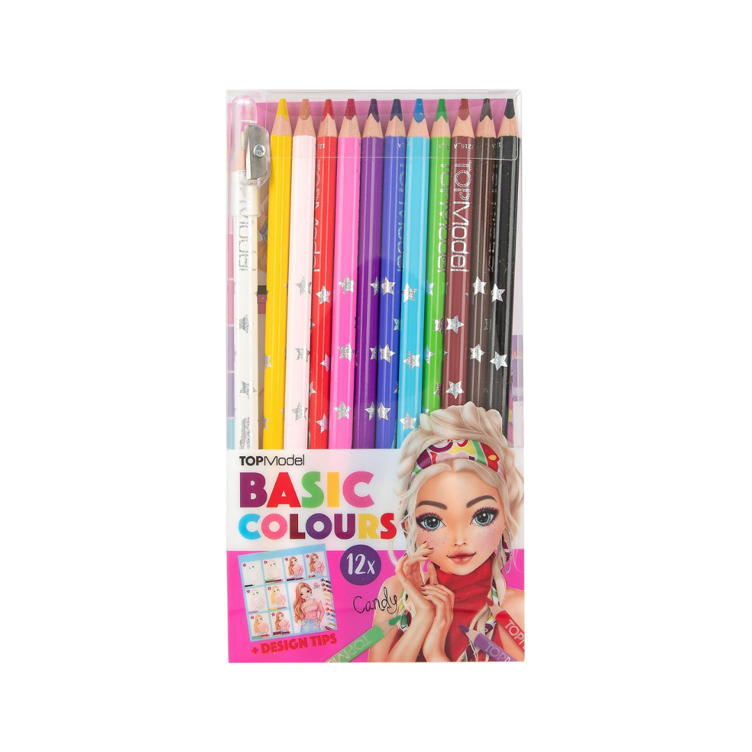 TopModel Pencils Basic Colours 12 Pack