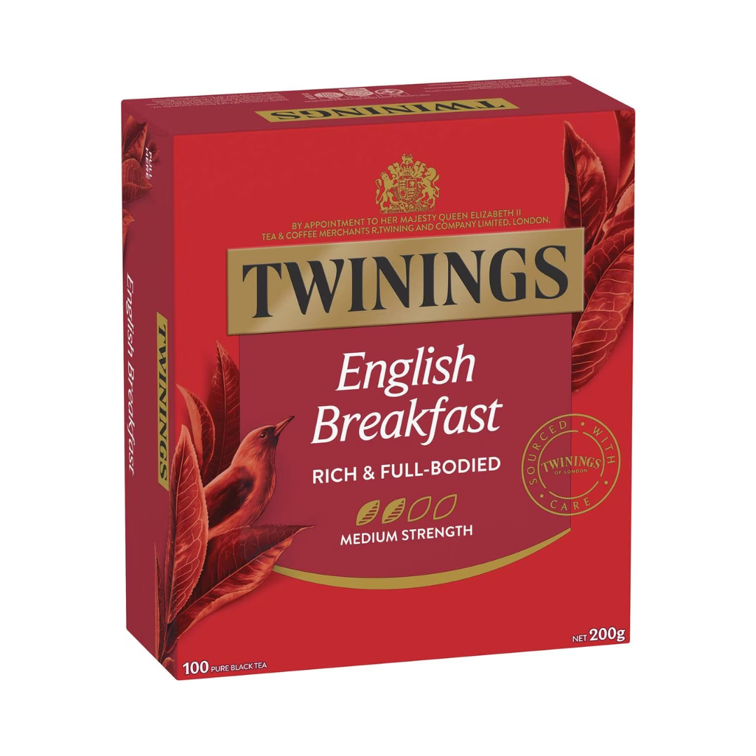 Twinings Teabags English Breakfast 100 Pack