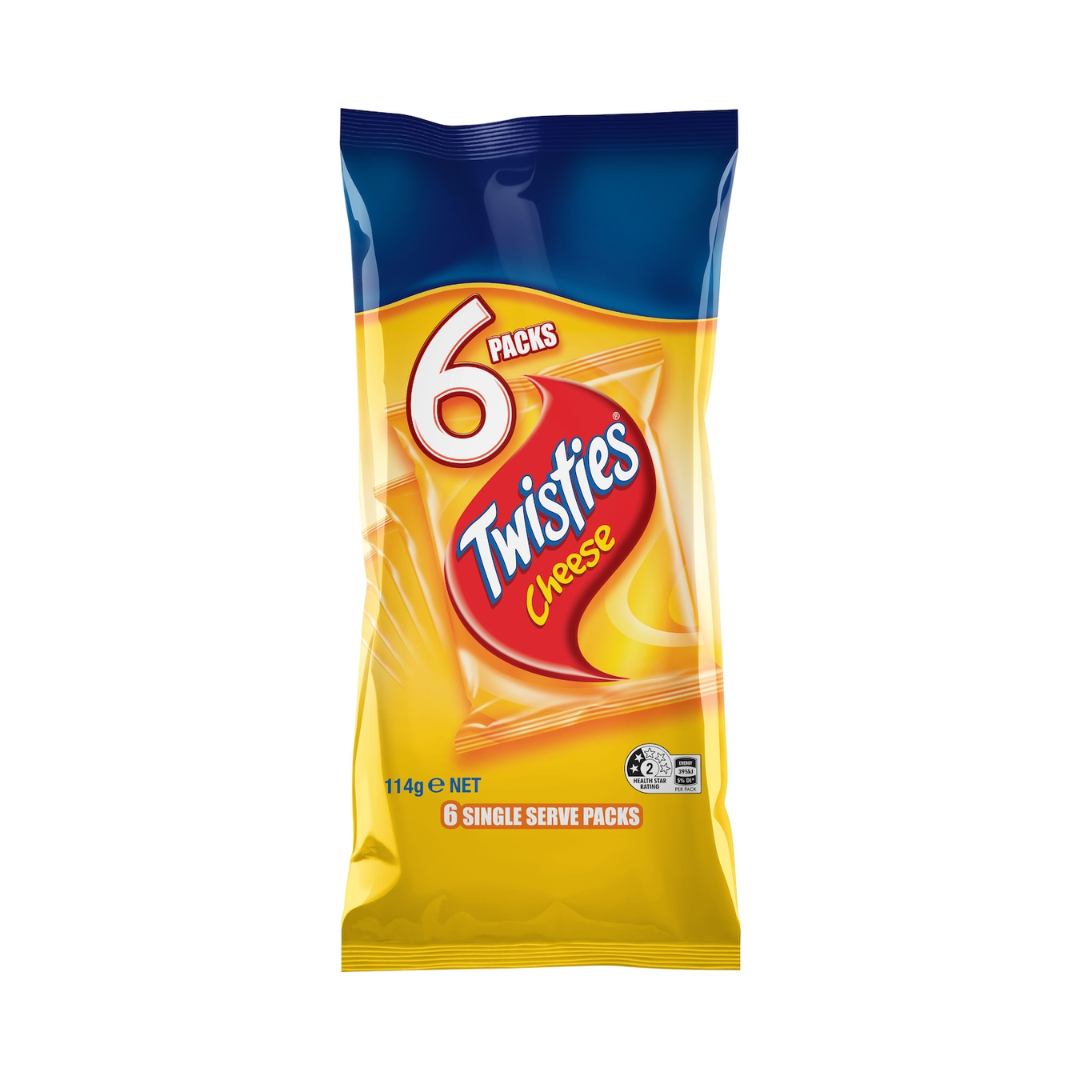 Twisties Cheese 6 pack 114g