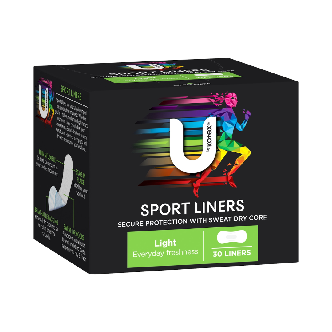 U By Kotex Liners Sport 30