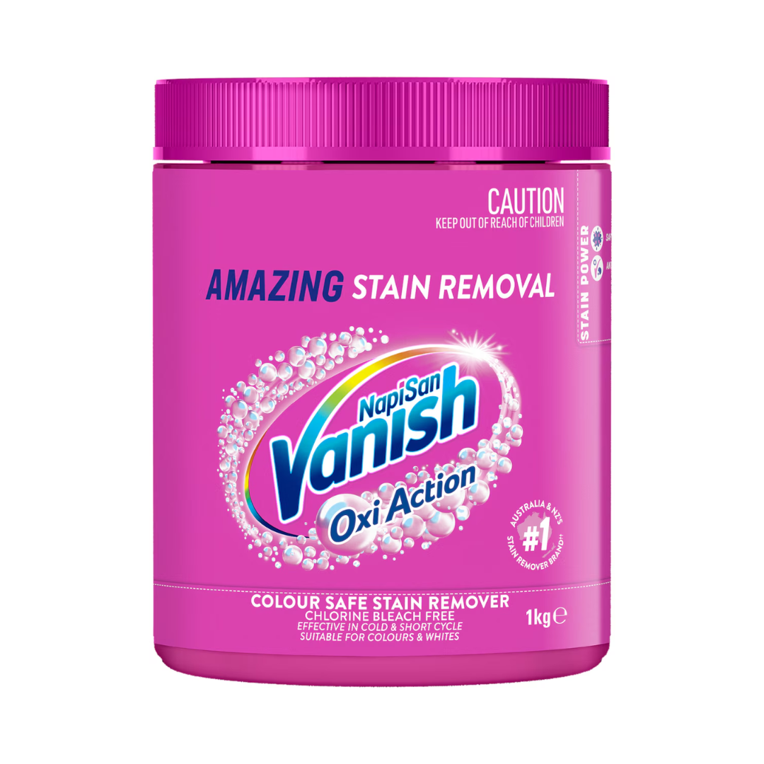 Vanish Napisan Stain Remover Powder Colour Safe 1kg