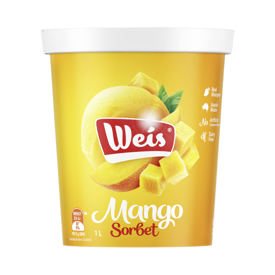 Weis Sorbet Mango 1L