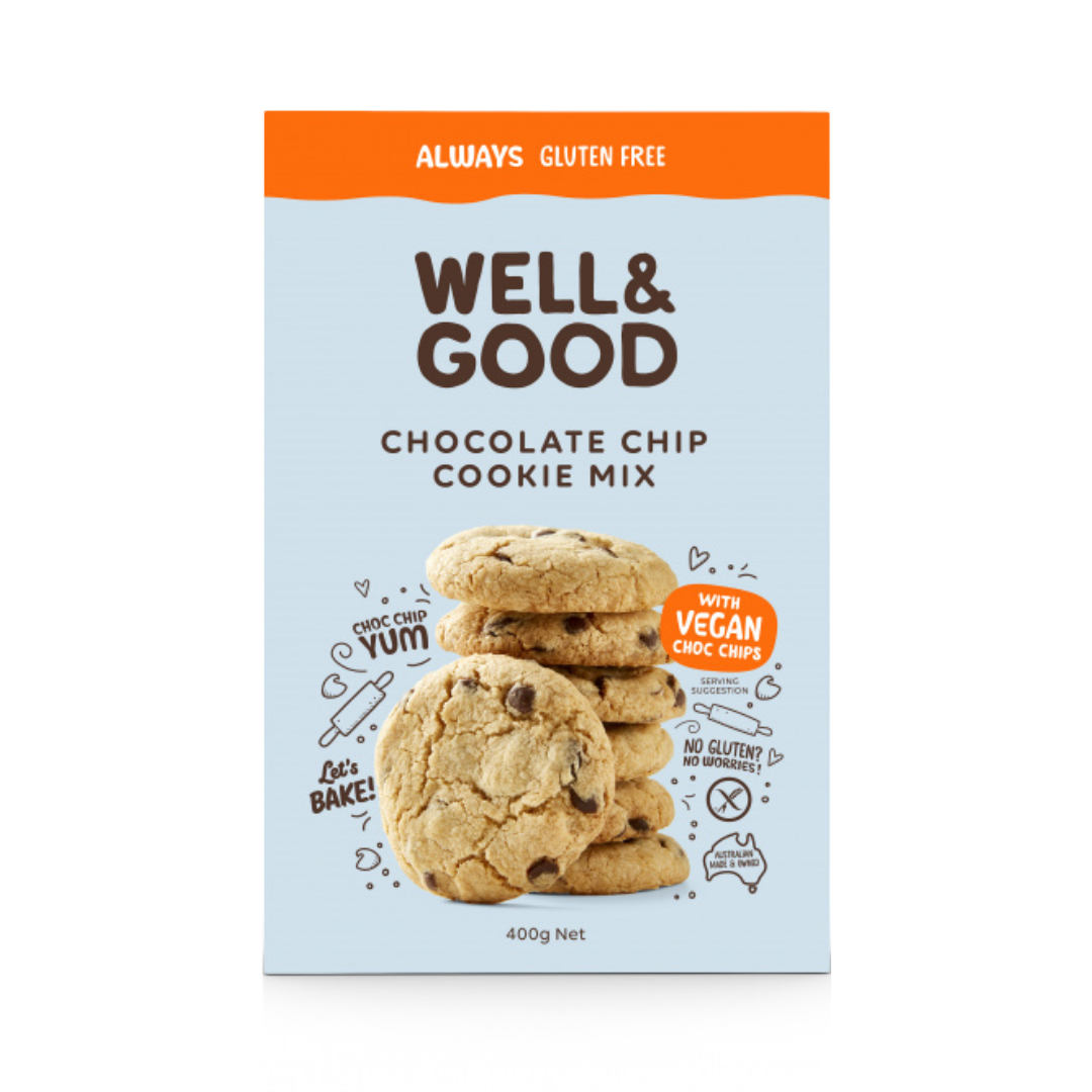 Well & Good Cookie Mix Choc Chip 400g
