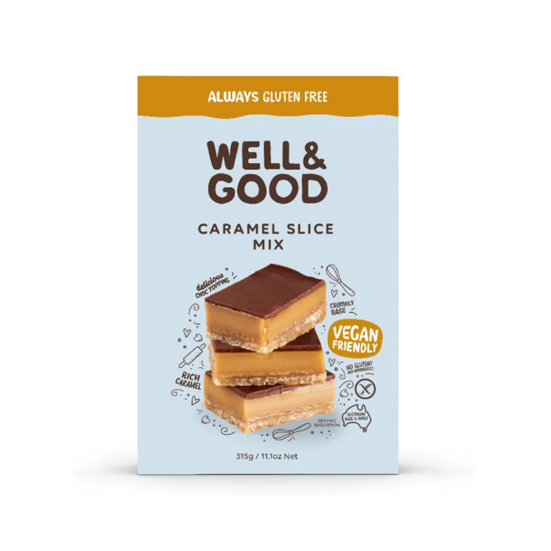 Well & Good Caramel Slice Mix 315g