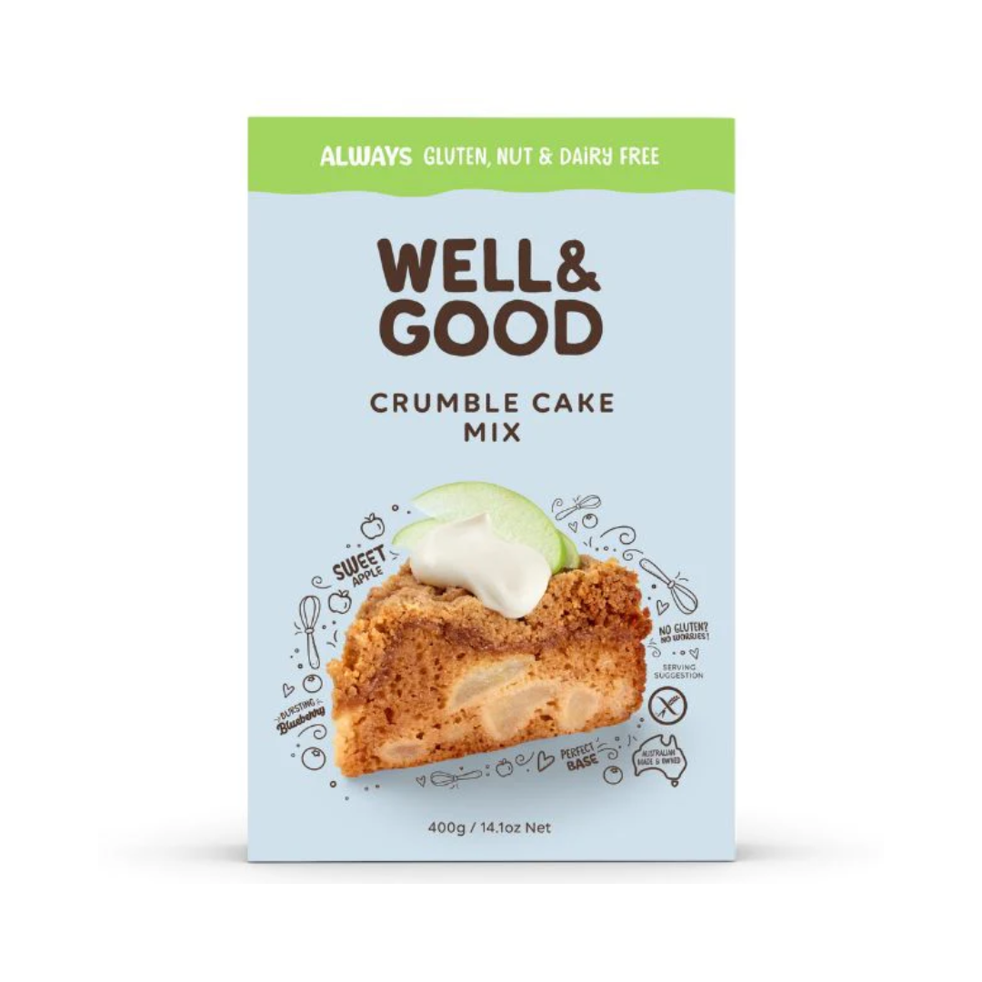Well & Good Crumble Cake Mix 400g