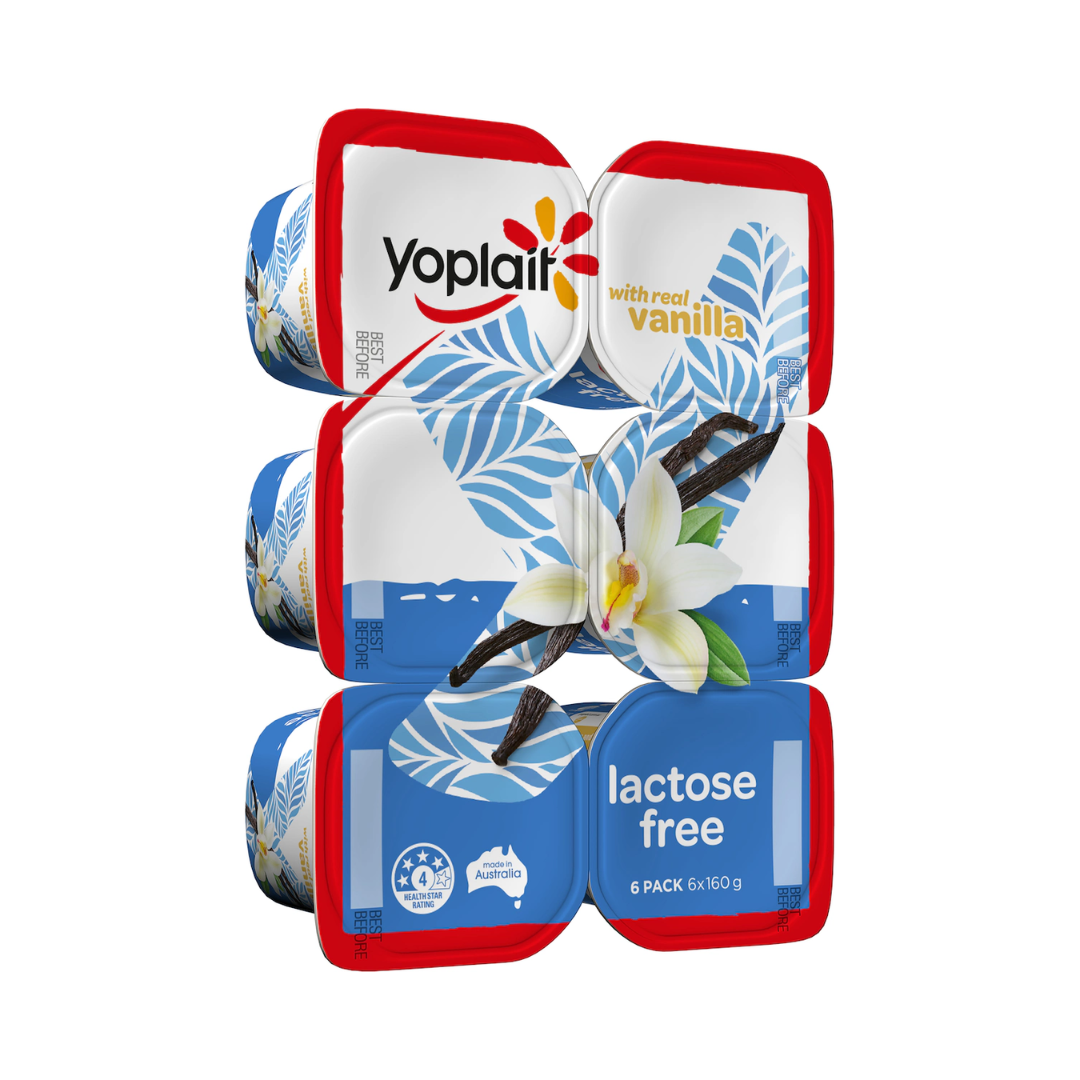 Yoplait Lactose Free Vanilla Yoghurt 6 Pack