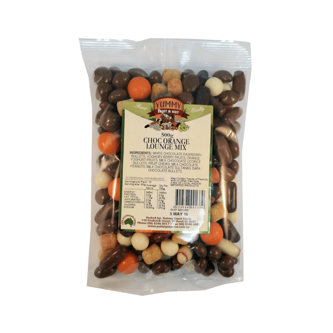 Yummy Choc Orange Lounge Mix 500g