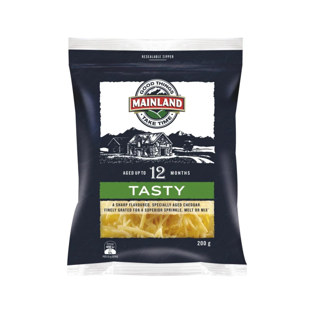 Mainland Tasty Grated Cheese 200g